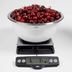 OXO Good Grips Silver Digital Food Scale 11 Lb -Tervis Central 93fb1ae8 575a 4792 994a d0a792a9c6b8