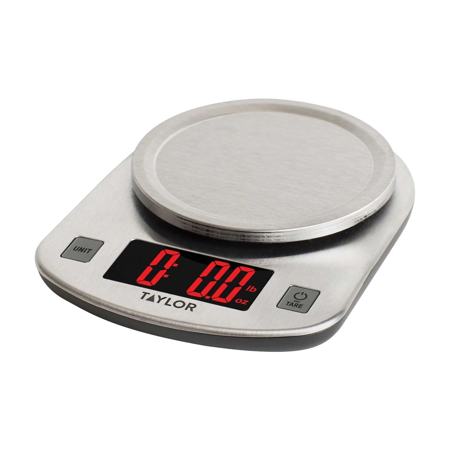 Taylor Silver Digital Kitchen Scale 11 Lb 3 Taylor Silver Digital Kitchen Scale 11 Lb