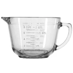 Anchor Hocking 8 Cups Glass Clear Measuring Cup