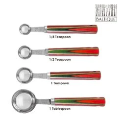 Totally Bamboo Baltique Marrakesh Stainless Steel Multicolored Measuring Spoon Set -Tervis Central 976dc79d 5604 45ce 8250 6f527710975d