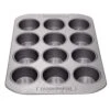 Farberware Muffin Pan Gray 1 Pc -Tervis Central 97c7a7e6 cdb4 4b01 a243 421fe86deba4