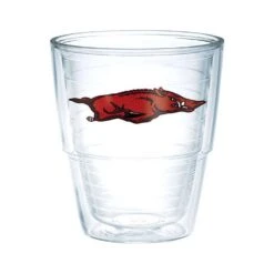Tervis Collegiate 24 Oz Arkansas Razorbacks Clear BPA Free Tumbler