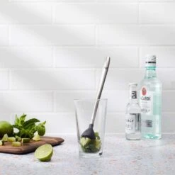 Houdini Silver Stainless Steel Muddler -Tervis Central 9e5fe35a 5df3 4e91 8afb 9248aba87c52