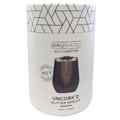 BruMate Uncorkd 14 Oz Wine Glitter Merlot BPA Free Wine Tumbler -Tervis Central 9ff7825c 8b25 4341 8dac ec98723a94d3