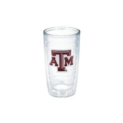 Tervis Collegiate 16 Oz Texas A&M Aggies Clear BPA Free Tumbler