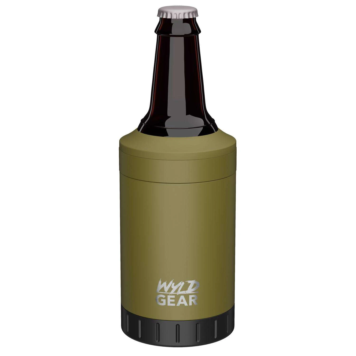 Wyld Gear 12 Oz Double Wall Vacuum Insulated OD Green BPA Free Multi-Can 5 Wyld Gear 12 Oz Double Wall Vacuum Insulated OD Green BPA Free Multi-Can - Image 3