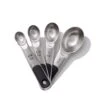 OXO Good Grips Stainless Steel Black/Silver Measuring Spoon Set 1 OXO Good Grips Stainless Steel Black/Silver Measuring Spoon Set -Tervis Central a41ccd87 1141 4cee 89f0 44db119514ae