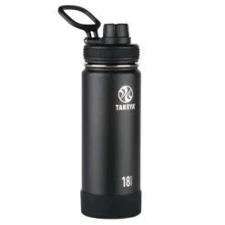 Takeya Actives 18 Oz Double Wall Onyx BPA Free Insulated Water Bottle