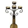 TWINE Boulevard Wrought Iron Wine Bottle Candelabra -Tervis Central abd75af3 c8e0 439b 9b5c bb57141e50f2