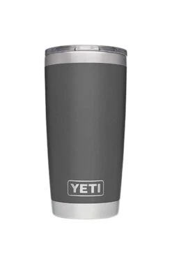 YETI Rambler 20 Oz Charcoal BPA Free Tumbler With MagSlider Lid