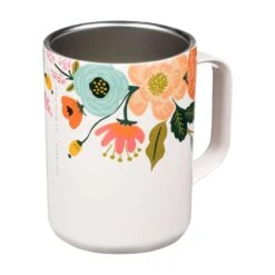Corkcicle 16 Oz Rifle Paper Cream Lively Floral BPA Free Insulated Mug -Tervis Central b02c42c8 884c 4811 a2c2 2f59b3348976