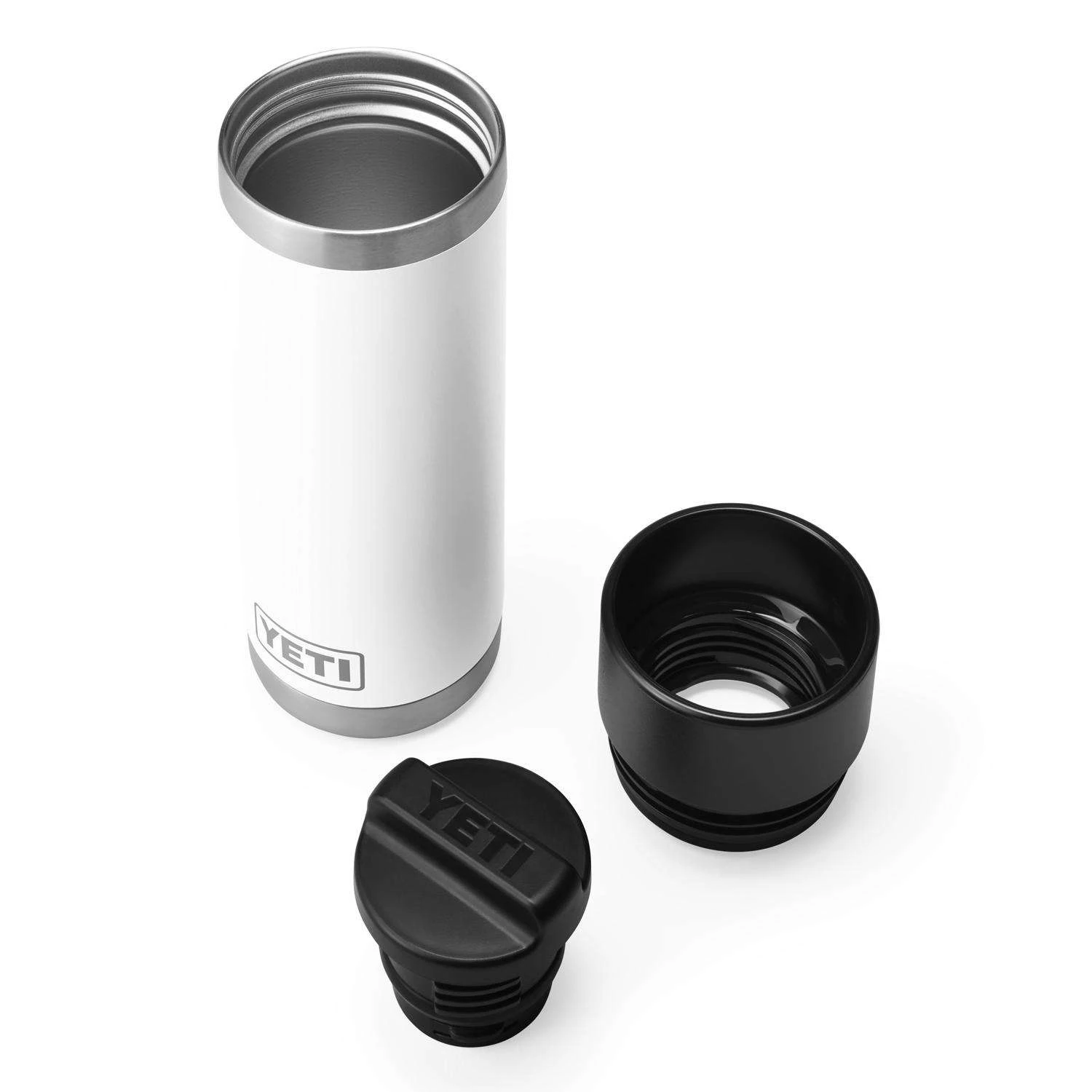 YETI Rambler 18 Oz White BPA Free Bottle With Hotshot Cap 4 YETI Rambler 18 Oz White BPA Free Bottle With Hotshot Cap - Image 2