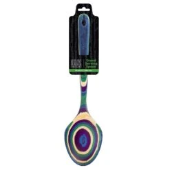 Totally Bamboo Baltique Mumbai Multicolored Birch Wood Serving Spoon -Tervis Central b708d95c d481 44b4 9e98 1f34cddc8514