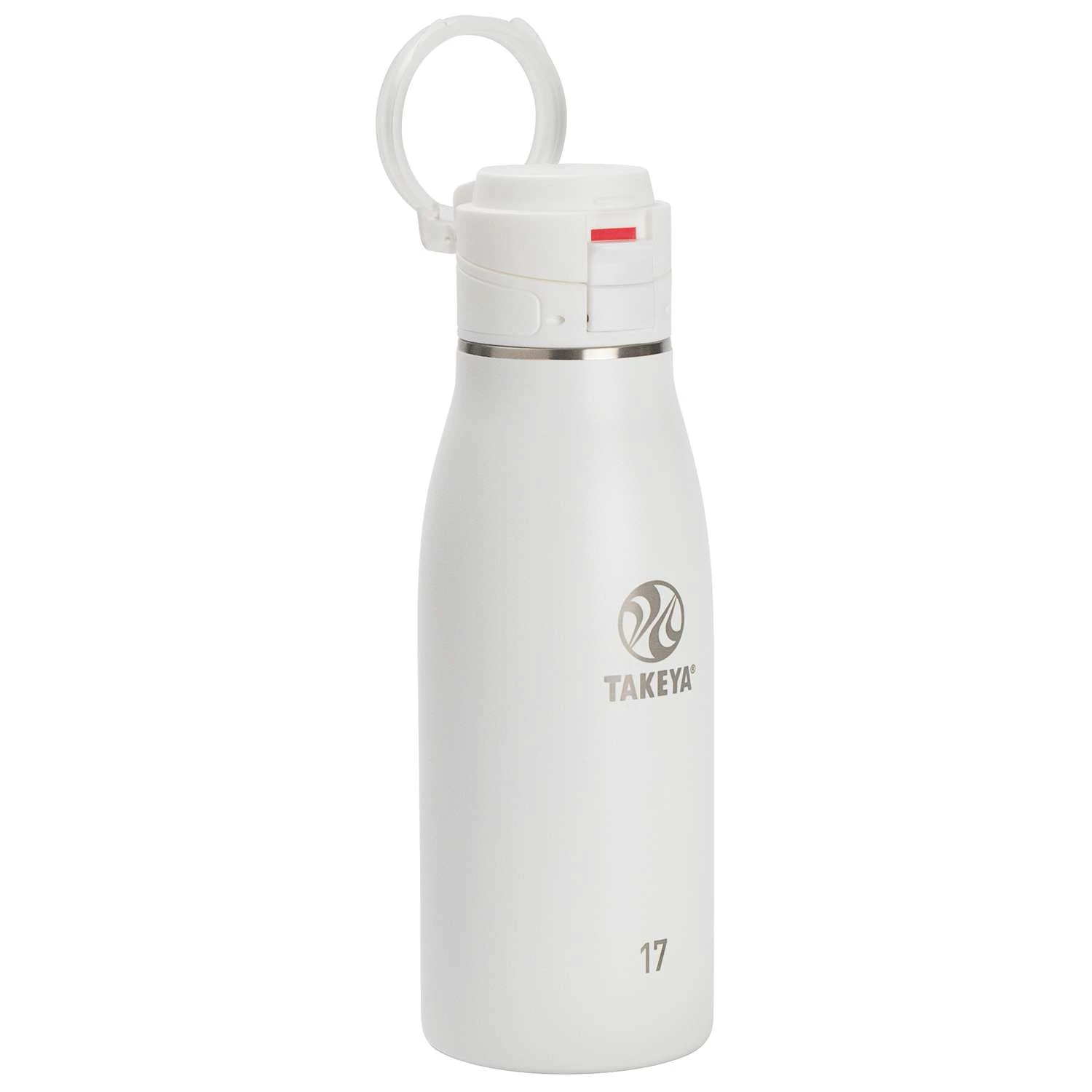 Takeya Traveler 17 Oz Double Wall Arctic BPA Free Water Bottle 3 Takeya Traveler 17 Oz Double Wall Arctic BPA Free Water Bottle