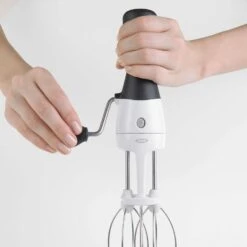 OXO Good Grips Black/White Plastic/Stainless Steel Egg Beater -Tervis Central be531440 5359 4904 b111 b1a3583d834b