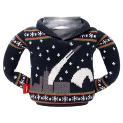 Puffin Drinkwear 12 Oz Black Polyester Bottle Holder