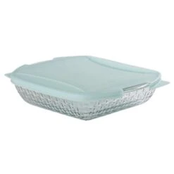 Anchor Hocking Basketweave 8 In. L Cake Pan Clear 1 Pc