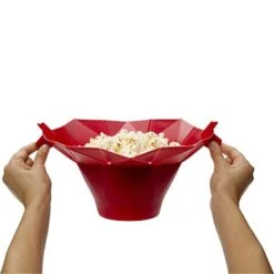Chef'n Pop Top Red Silicone Popcorn Popper 10 Oz -Tervis Central ca2084ff a6b5 42f1 bef8 0778419f54e5