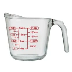 Anchor Hocking 2 Cups Glass Clear/Red Measuring Cup