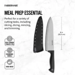Farberware Edgekeeper 8 In. L Stainless Steel Chef's Knife 1 Pc -Tervis Central d8d9131e f886 4c75 82dd 0d3b274a8b06