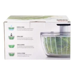 OXO Good Grips White/Clear Plastic Salad Spinner -Tervis Central da111731 95af 4e1d b38d 5963c0c733a6