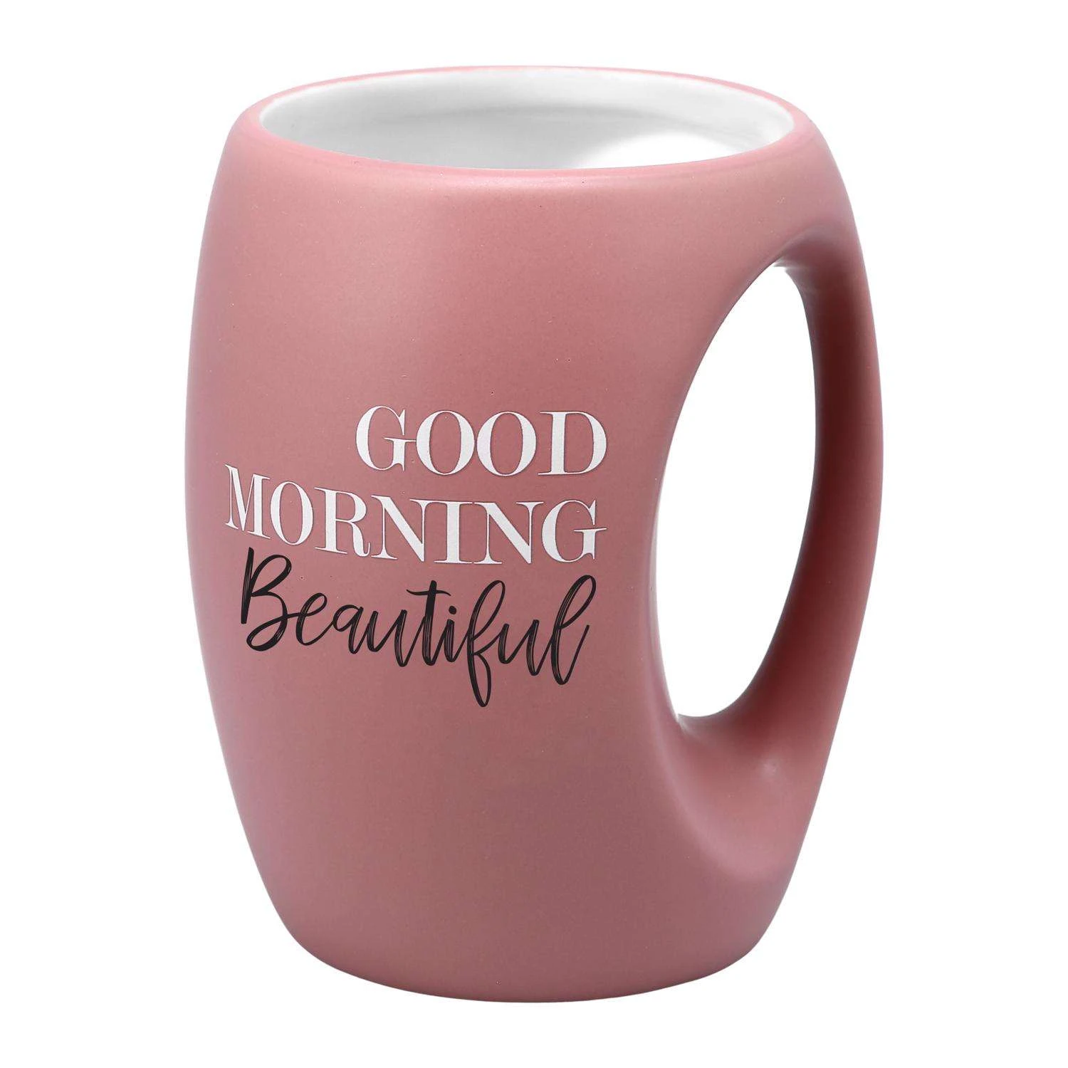 Pavilion Good Morning 16 Oz Beautiful Pink BPA Free Mug 3 Pavilion Good Morning 16 Oz Beautiful Pink BPA Free Mug
