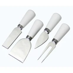 Prodyne Froma 2.5 In. L Stainless Steel Cheese Knife Set 4 Pc