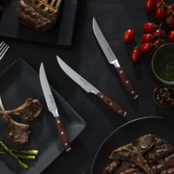 Messermeister Avanta 5 In. L Stainless Steel Steak Knife Set 4 Pc -Tervis Central e1ea4191 0259 404f b820 b3a9145b2b8c