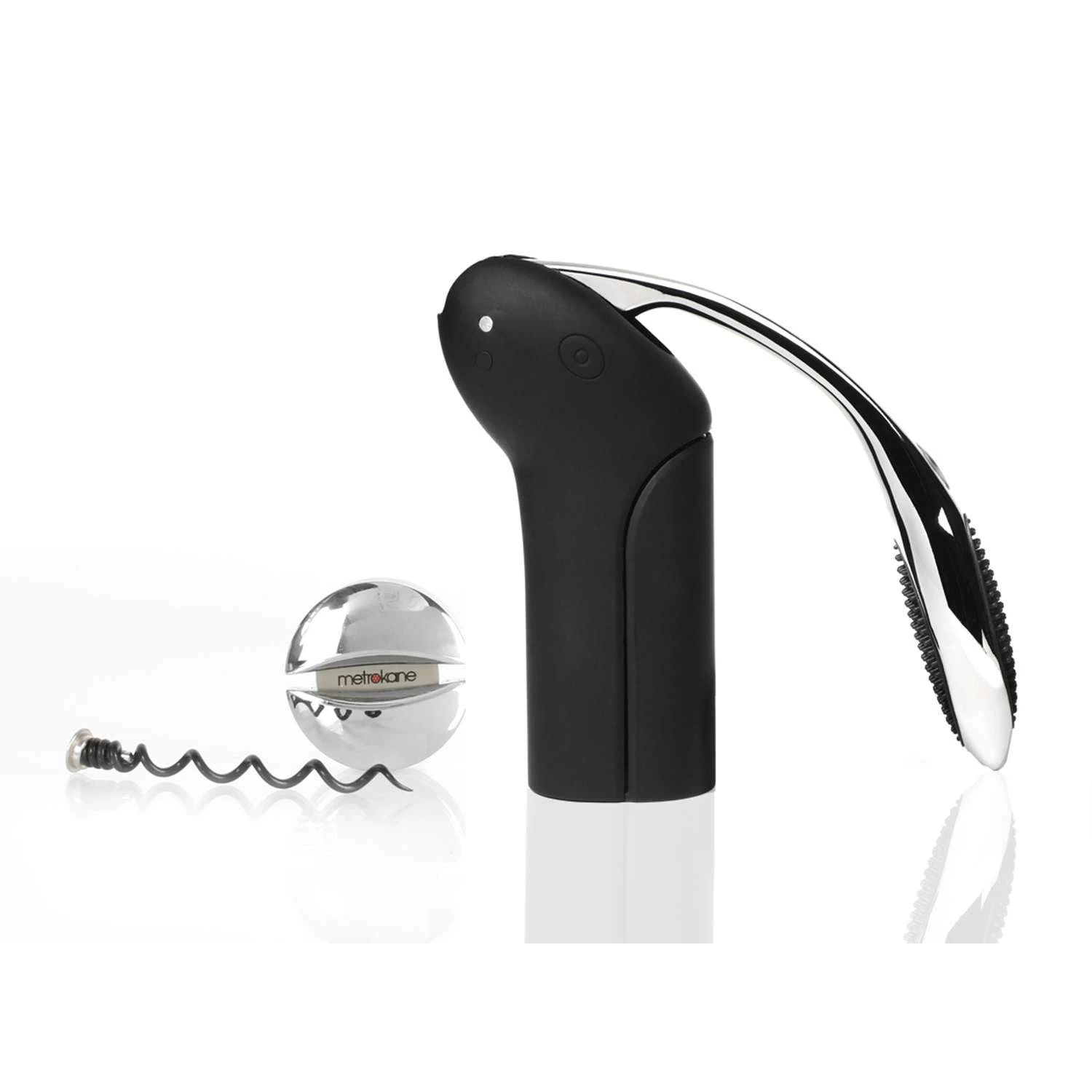 Rabbit Black Stainless Steel Wine Opener 3 Rabbit Black Stainless Steel Wine Opener