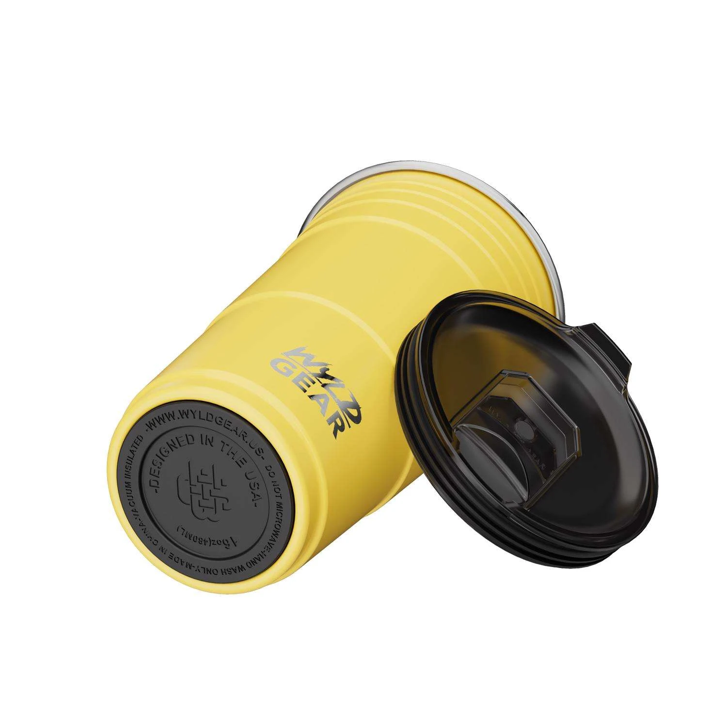 Wyld Gear The Wyld Cup 16 Oz Yellow BPA Free Insulated Cup 4 Wyld Gear The Wyld Cup 16 Oz Yellow BPA Free Insulated Cup - Image 2