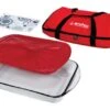 Anchor Hocking 10-1/2 In. W X 16-3/16 In. L Insulated Bake Ware Set Clear/Red 4 Pc -Tervis Central ed15622a caea 446e 8b03 fec7930d5e96