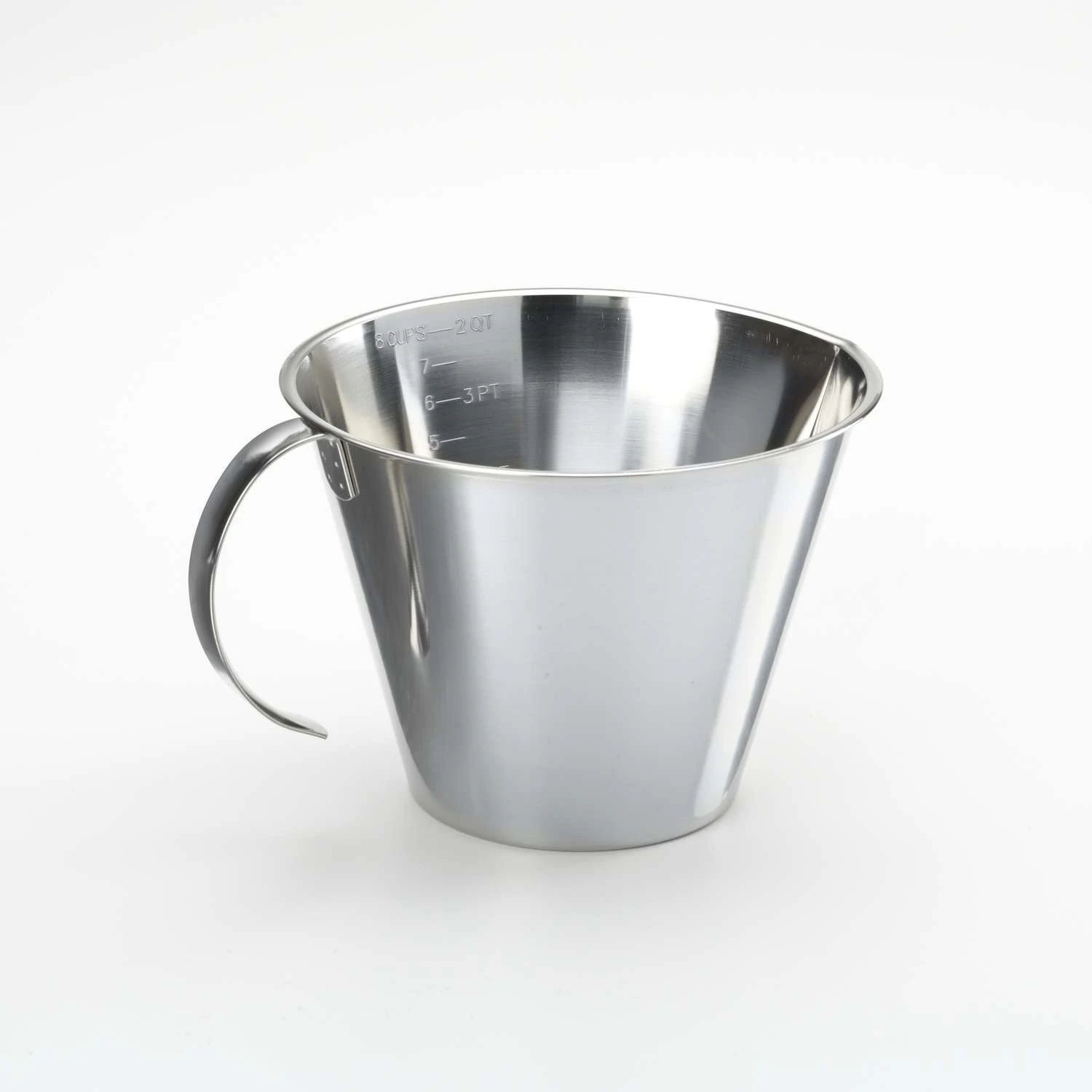 Linden Sweden Jonas Stainless Steel Silver Measuring Cup 3 Linden Sweden Jonas Stainless Steel Silver Measuring Cup