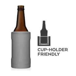 BruMate Hopsulator Bott'l 12 Oz Bottle Matte Gray BPA Free Vacuum Insulated Bottle -Tervis Central ef1097cc 0be2 4cc0 9768 619f24a57b07