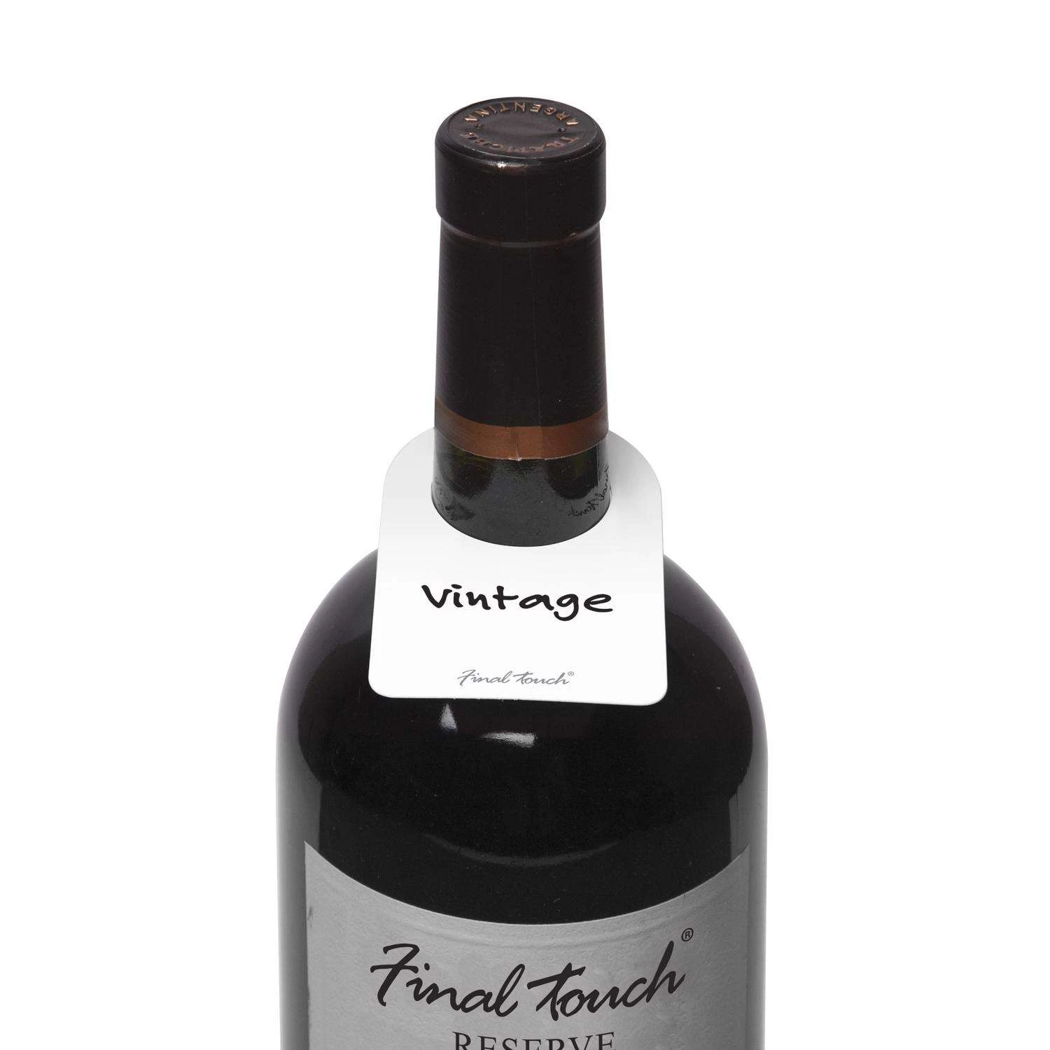 Final Touch White Card Stock Wine Tags 3 Final Touch White Card Stock Wine Tags