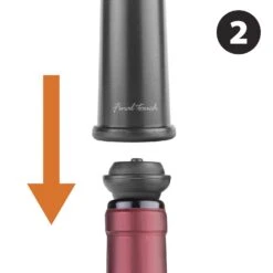 Final Touch Gray ABS Wine Pump And Stoppers -Tervis Central f670ed02 4f7a 4b7c a3fa 39b72a2cc97e