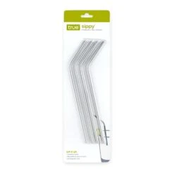 True Sippy Silver Stainless Steel Straws