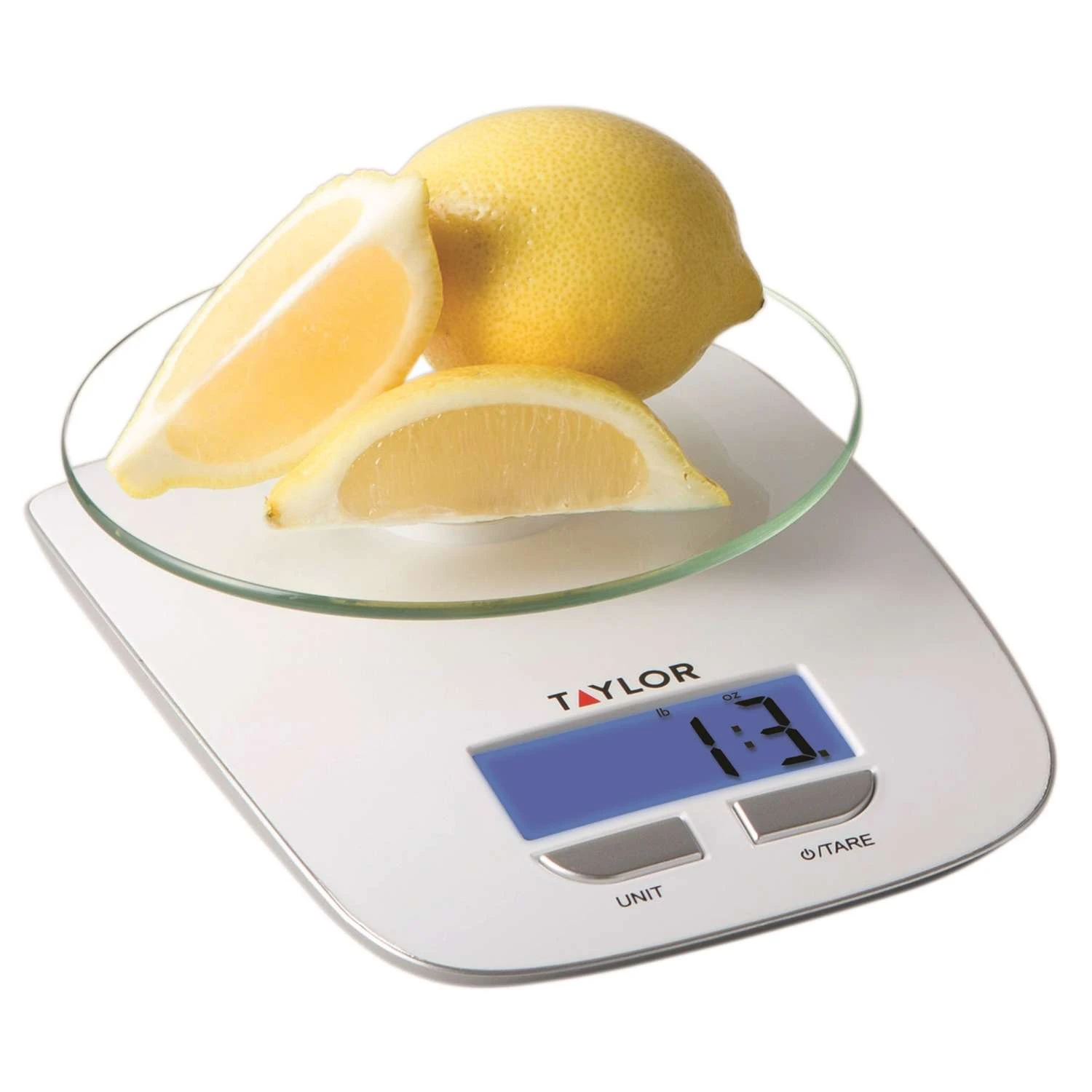 Taylor Silver/White Digital Kitchen Scale 11 Lb 3 Taylor Silver/White Digital Kitchen Scale 11 Lb