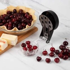 Progressive PL8 Black ABS Plastic/Stainless Steel Cherry Pitter -Tervis Central ff495a27 a395 4e27 b12d 0f789e19bd5a