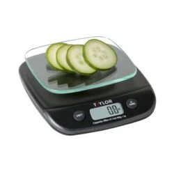 Taylor Silver Digital Kitchen Scale 8 Lb -Tervis Central ff719909 6592 43b9 a7e4 22ec9da549c9